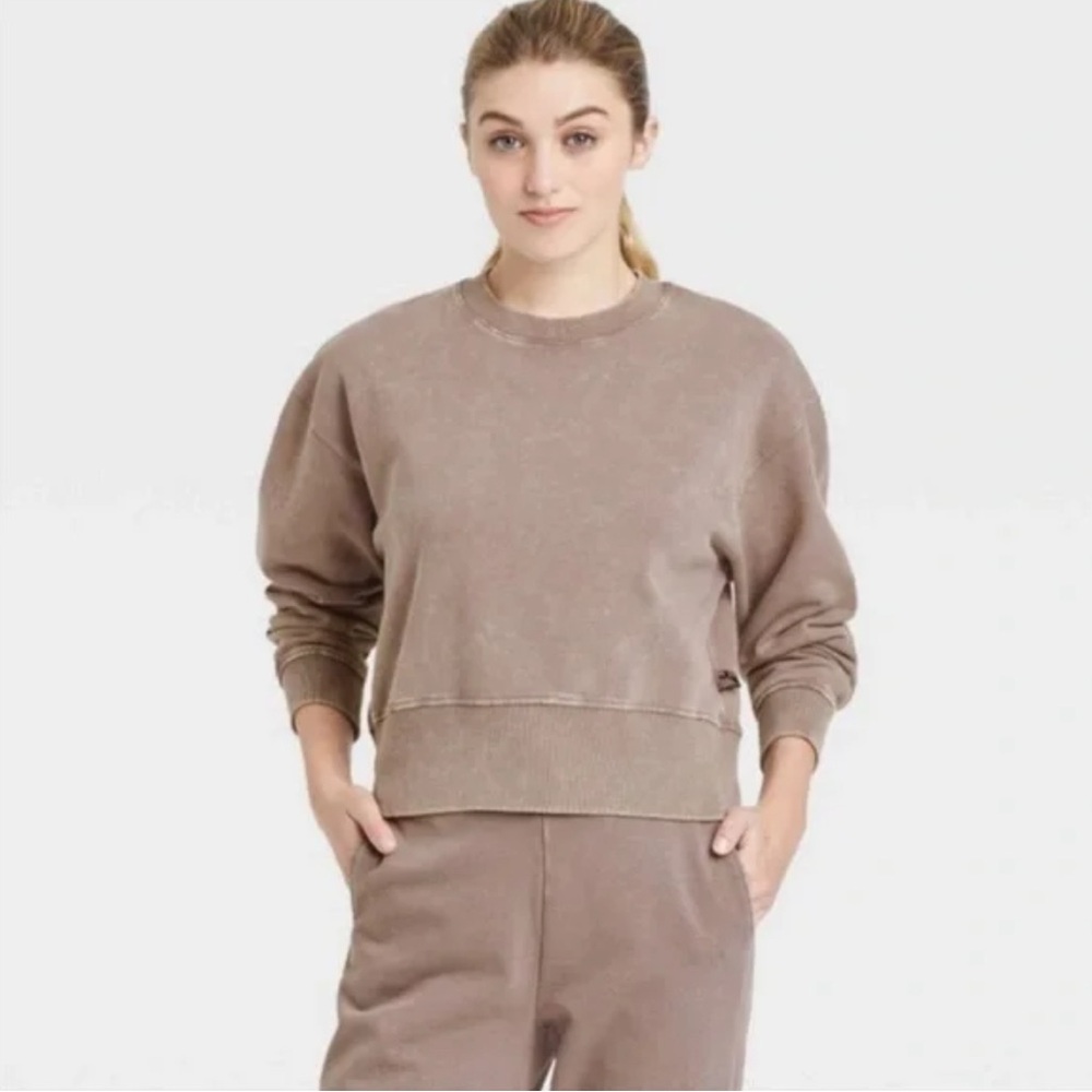 JoyLab Taupe Sweatshirt